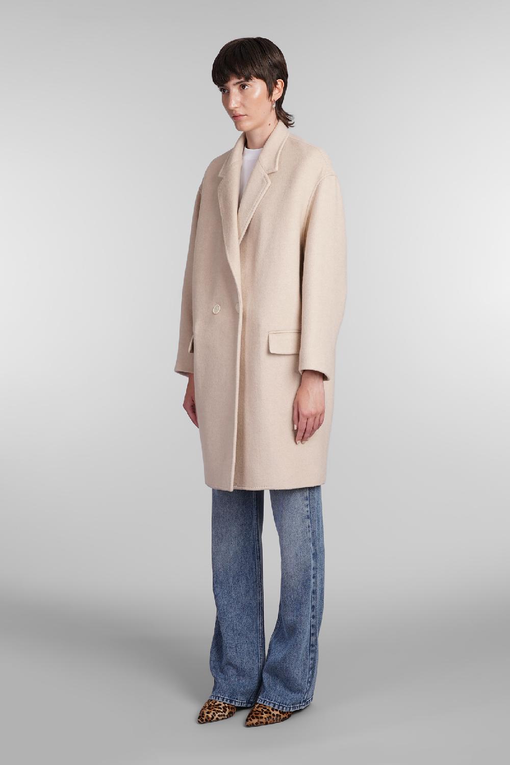 Deliberti Isabel Marant Cappotto Efegozi In Lana Beige Cod. 405188 - Deliberti The Luxury Shopping