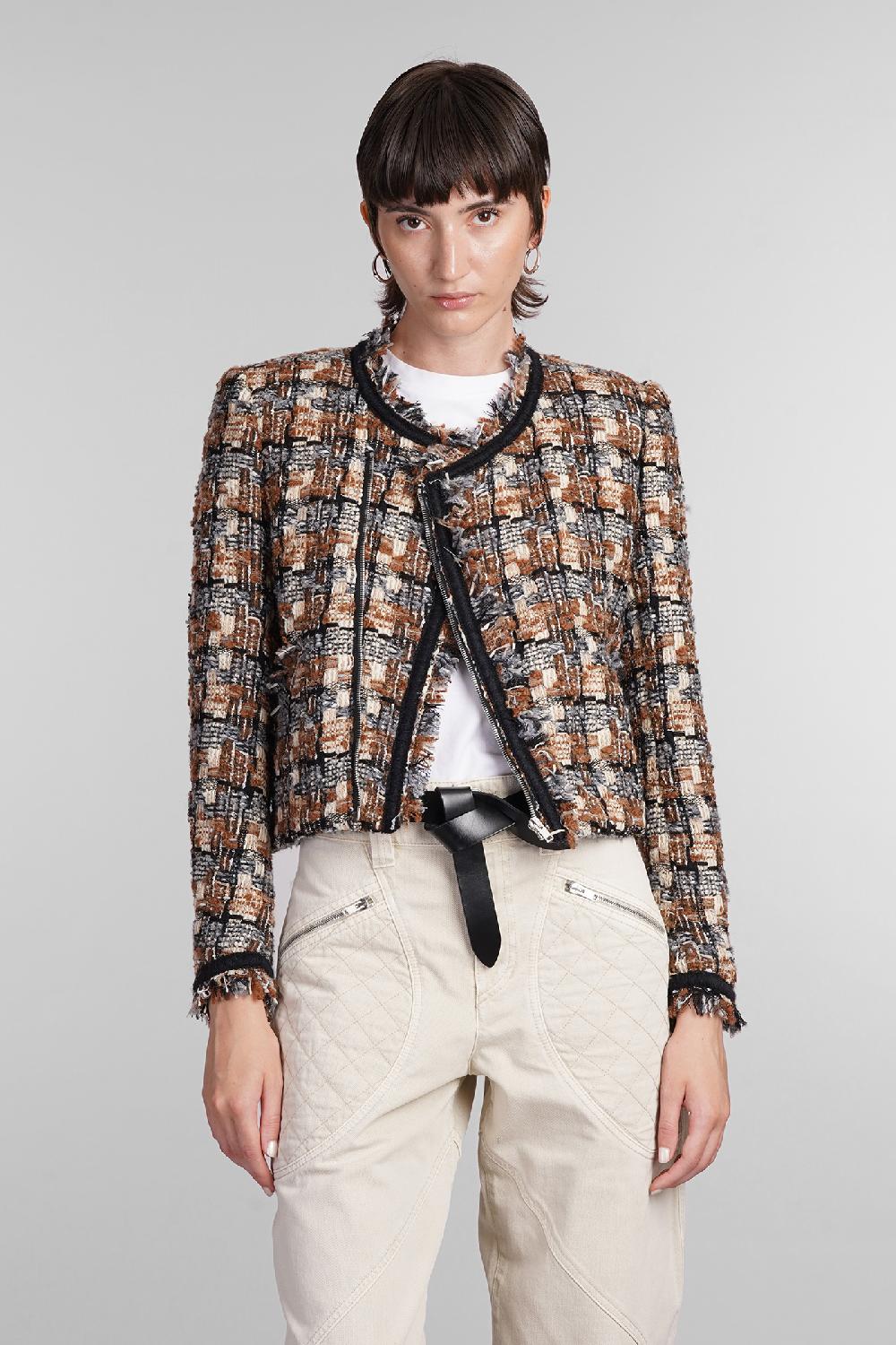 Deliberti Isabel Marant Giacca casual kerry in lana beige cod. 405193 - Deliberti The Luxury Shopping