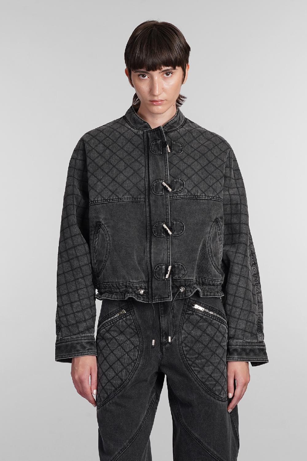 Deliberti Isabel Marant Giacche denim celiany in cotone grigio cod. 405196 - Deliberti The Luxury Shopping