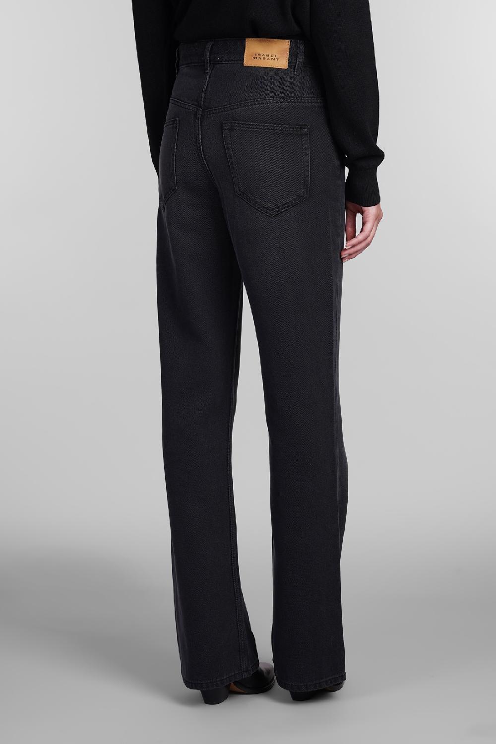 Deliberti Isabel Marant Jeans Belvira In Cotone Nero Cod. 405218 - Deliberti The Luxury Shopping