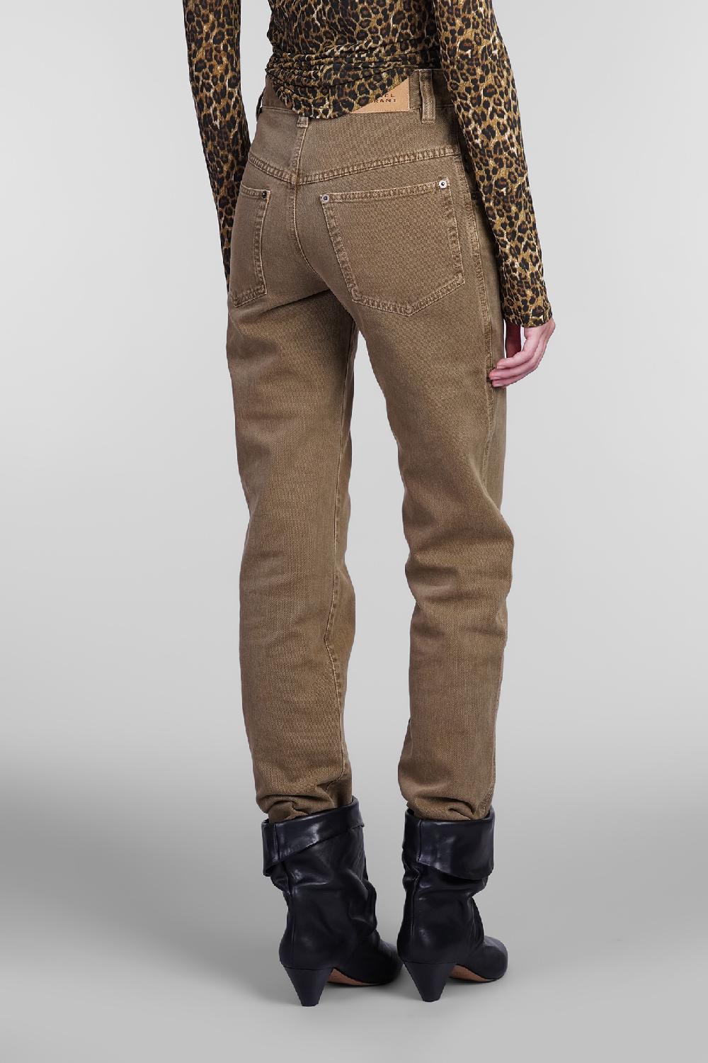 Deliberti Isabel Marant Jeans Brinley In Cotone Beige Cod. 405940 - Deliberti The Luxury Shopping