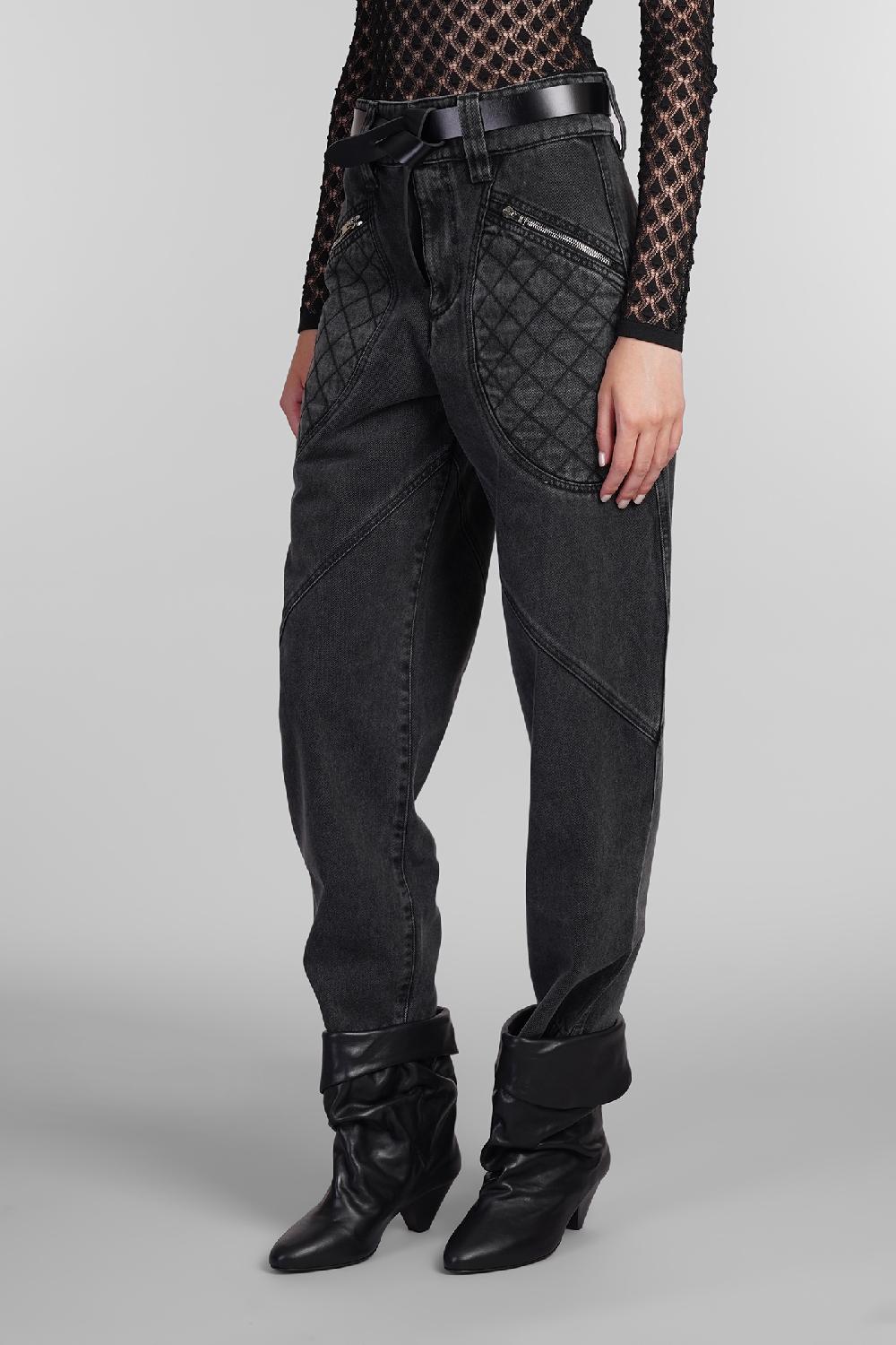 Deliberti Isabel Marant Jeans Catarina In Cotone Grigio Cod. 405216 - Deliberti The Luxury Shopping