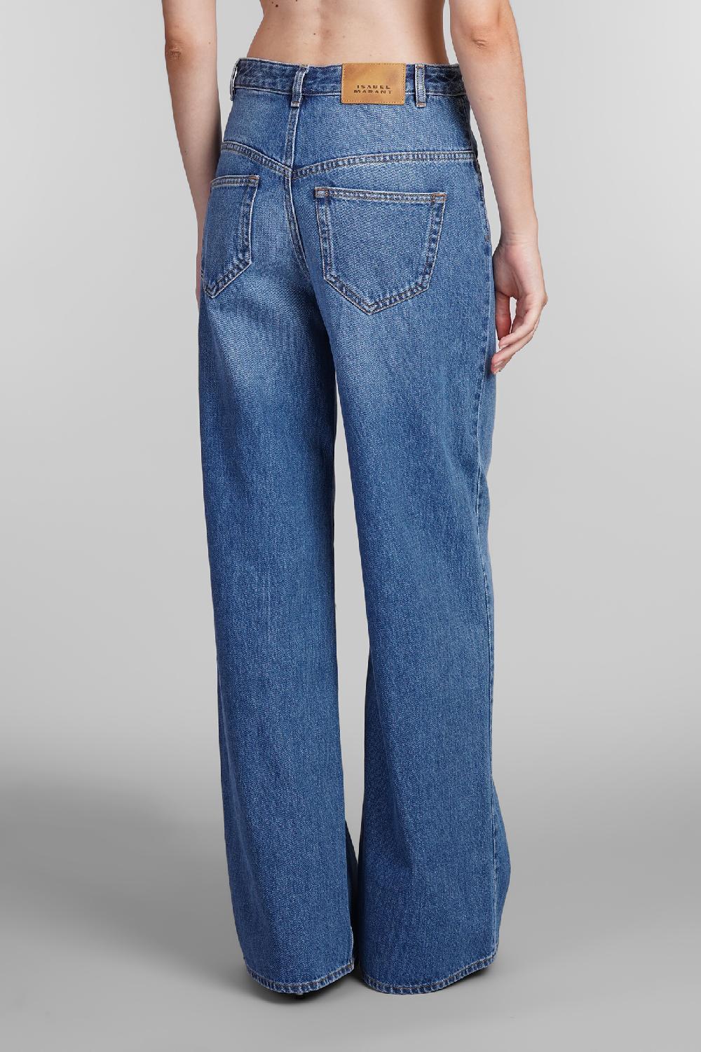 Deliberti Isabel Marant Jeans Lemony In Cotone Blu Cod. 402771 - Deliberti The Luxury Shopping