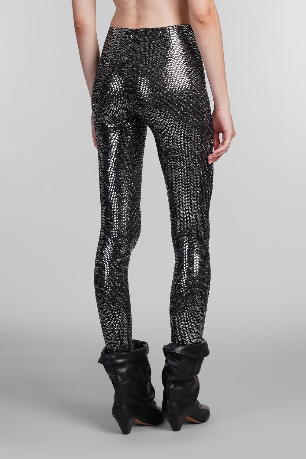 Deliberti Isabel Marant Leggings Joshua In Nylon Argento Cod. 405215 - Deliberti The Luxury Shopping