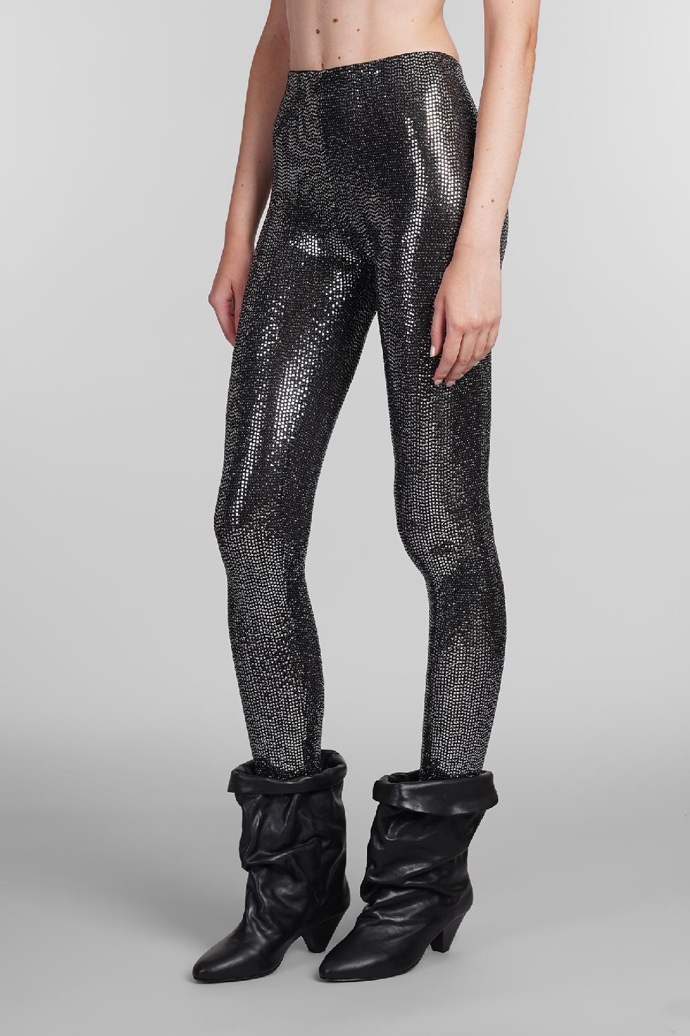 Deliberti Isabel Marant Leggings Joshua In Nylon Argento Cod. 405215 - Deliberti The Luxury Shopping
