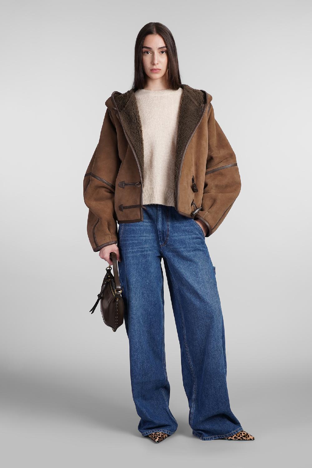 Deliberti Isabel Marant Montone Amiel In Pelle Marrone Cod. 407737 - Deliberti The Luxury Shopping