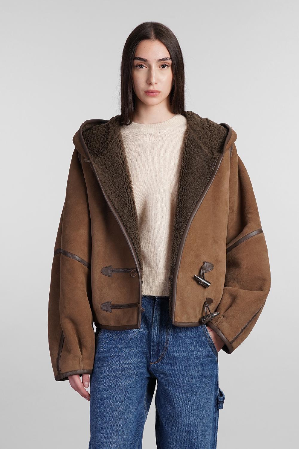 Deliberti Isabel Marant Montone amiel in pelle marrone cod. 407737 - Deliberti The Luxury Shopping