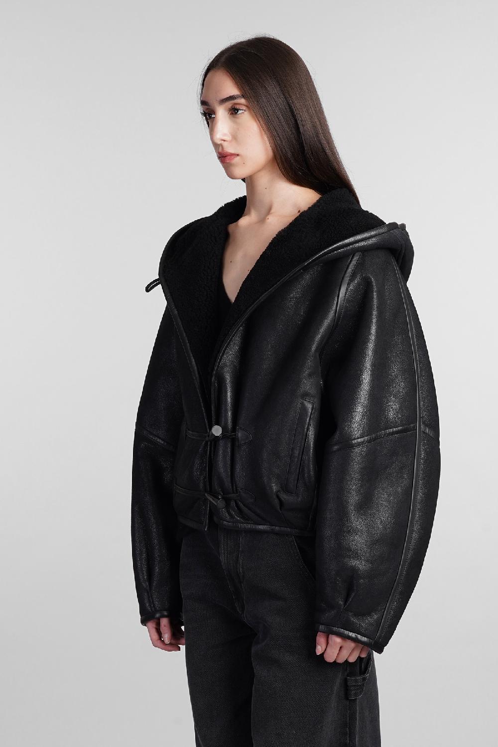 Deliberti Isabel Marant Montone Amiel In Pelle Nera Cod. 407736 - Deliberti The Luxury Shopping