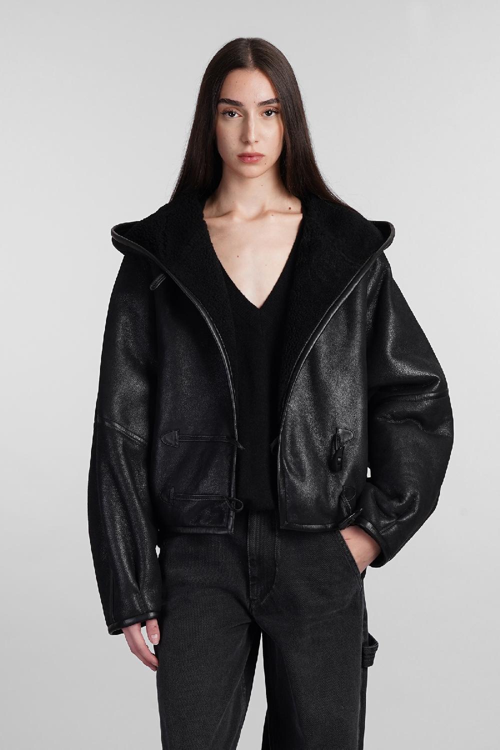 Deliberti Isabel Marant Montone amiel in pelle nera cod. 407736 - Deliberti The Luxury Shopping