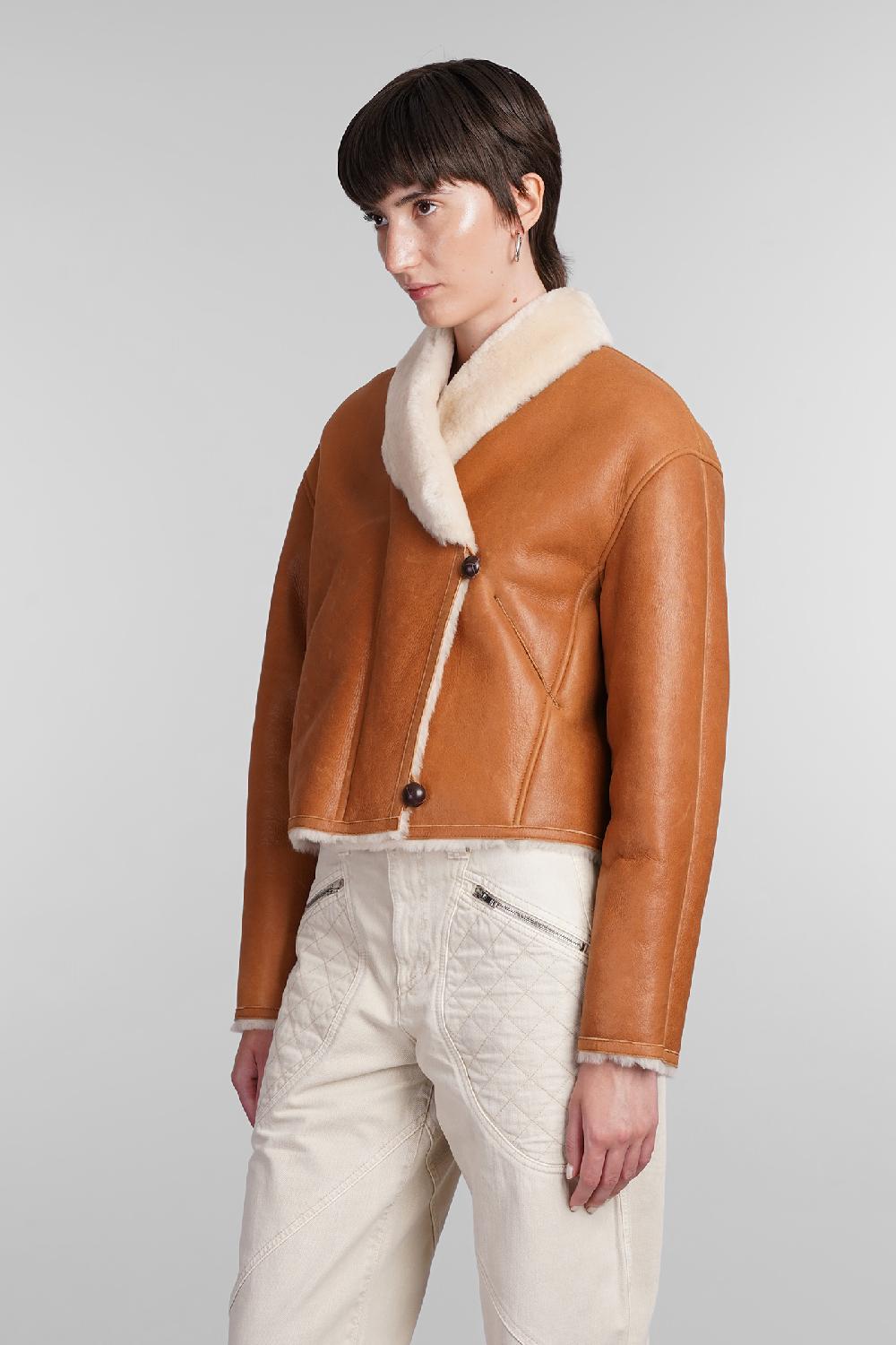Deliberti Isabel Marant Montone Eriana In Pelle Cuoio Naturale Cod. 405191 - Deliberti The Luxury Shopping