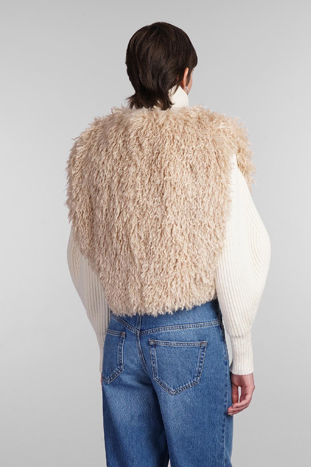 Deliberti Isabel Marant Pelliccia Florana In Poliestere Beige Cod. 405197 - Deliberti The Luxury Shopping