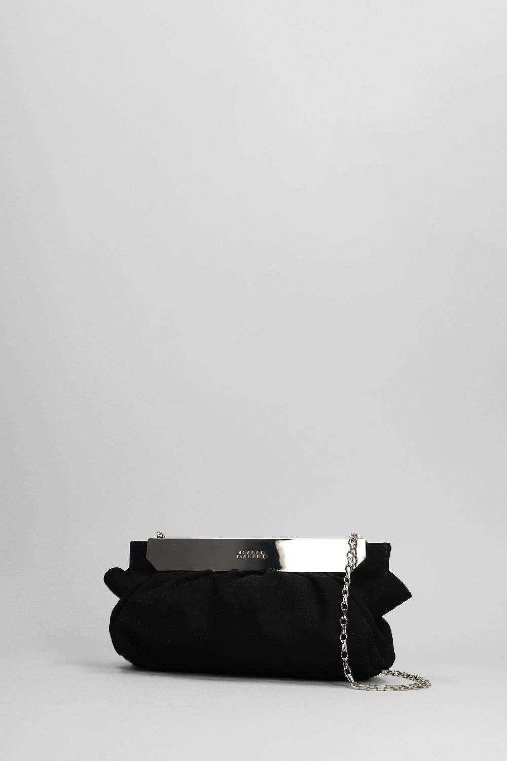 Deliberti Isabel Marant Pochette Luz In Camoscio Nero Cod. 392039 - Deliberti The Luxury Shopping