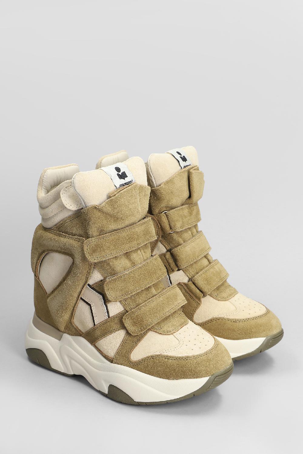 Deliberti Isabel Marant Sneakers Balskee In Camoscio Beige Cod. 407750 - Deliberti The Luxury Shopping