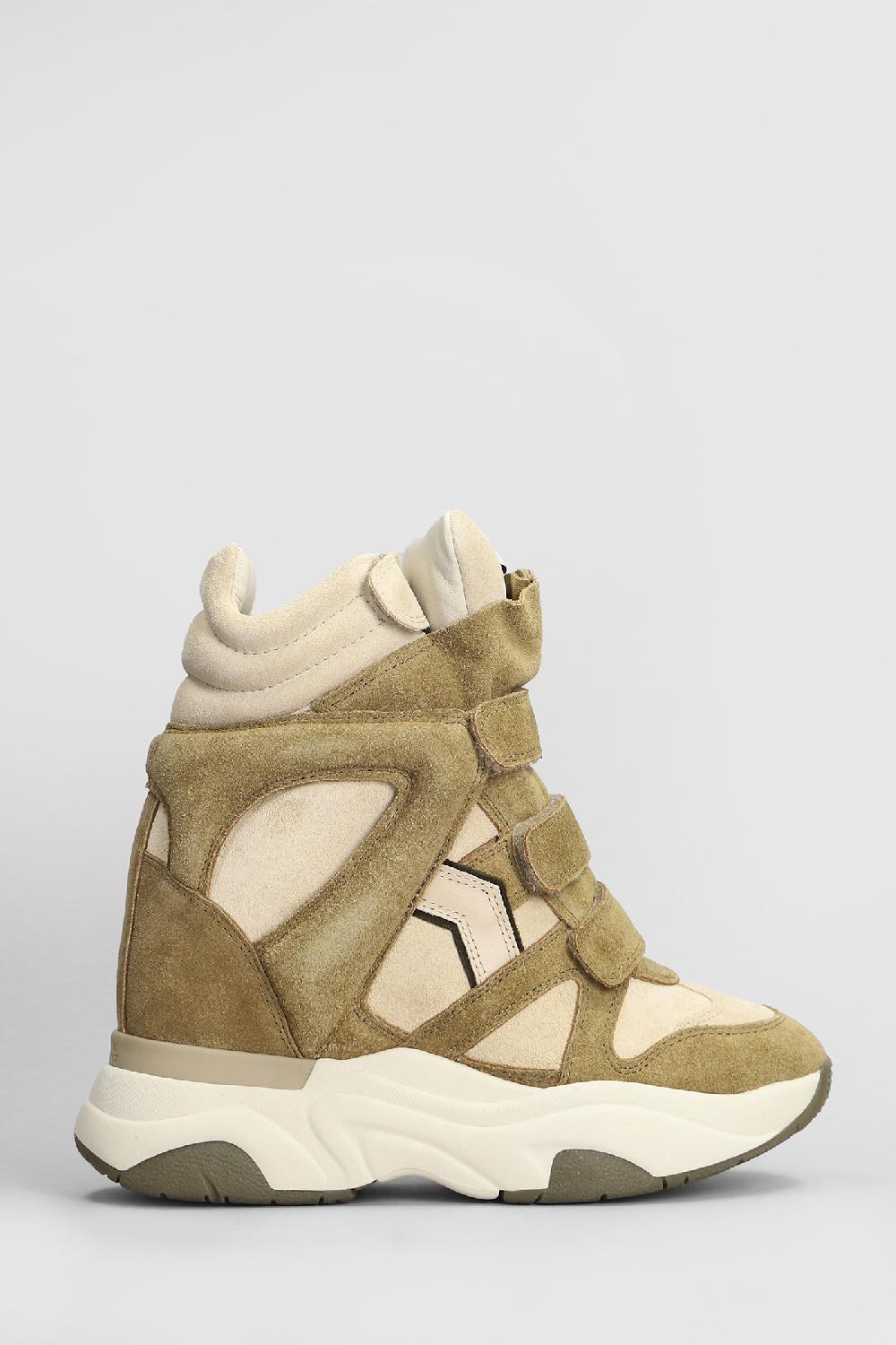 Deliberti Isabel Marant Sneakers balskee in camoscio beige cod. 407750 - Deliberti The Luxury Shopping