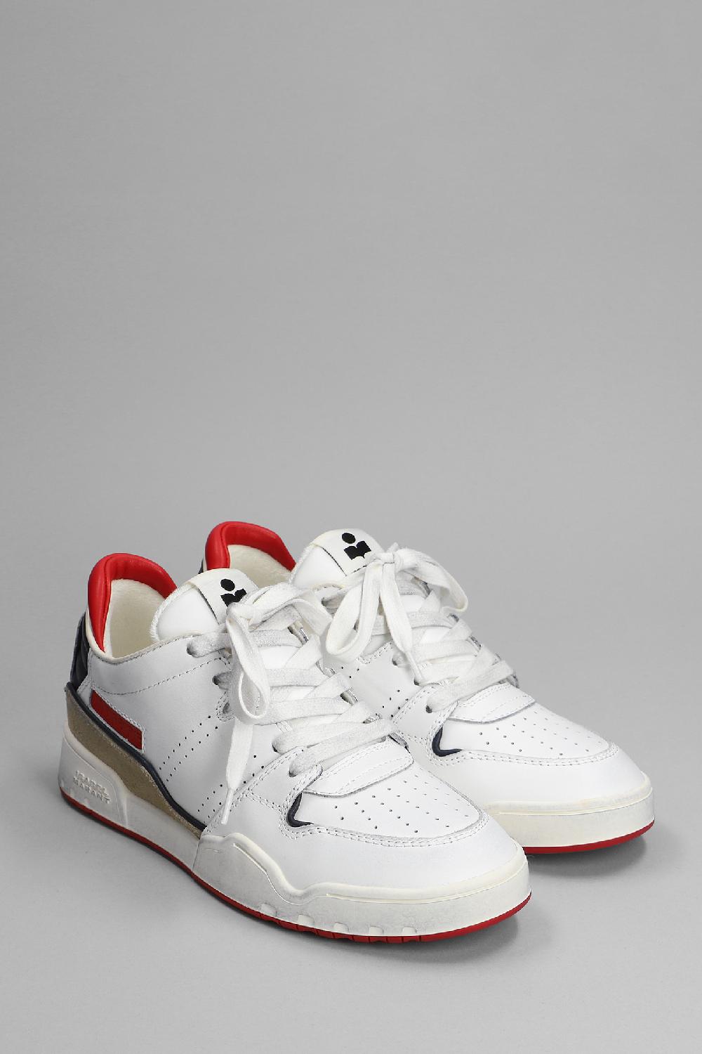 Deliberti Isabel Marant Sneakers Emree In Pelle Bianca Cod. 366573 - Deliberti The Luxury Shopping