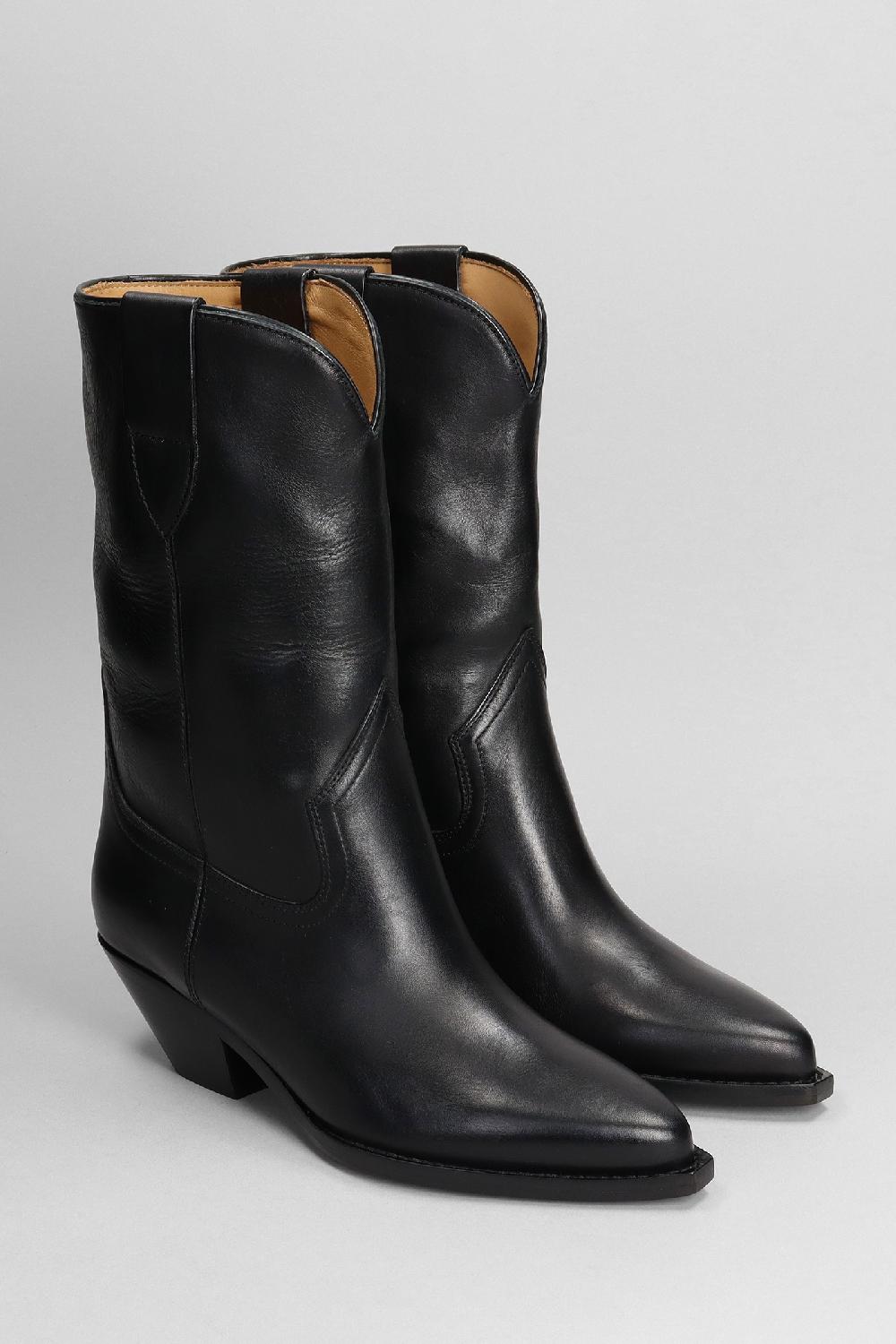 Deliberti Isabel Marant Stivali Texani Dahope In Pelle Nera Cod. 383118 - Deliberti The Luxury Shopping