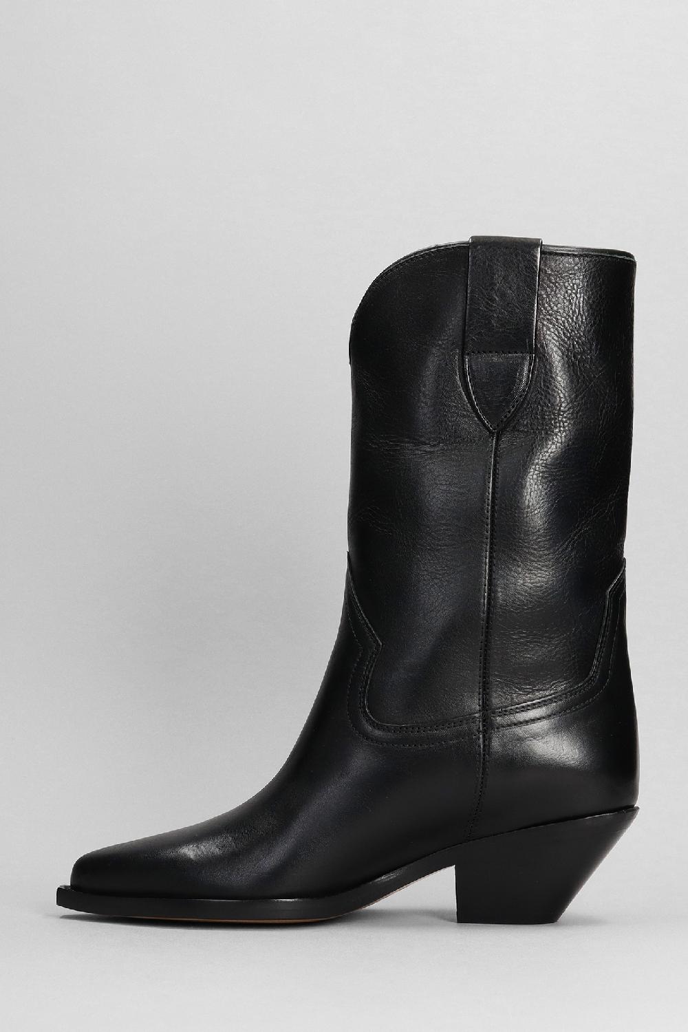Deliberti Isabel Marant Stivali Texani Dahope In Pelle Nera Cod. 383118 - Deliberti The Luxury Shopping