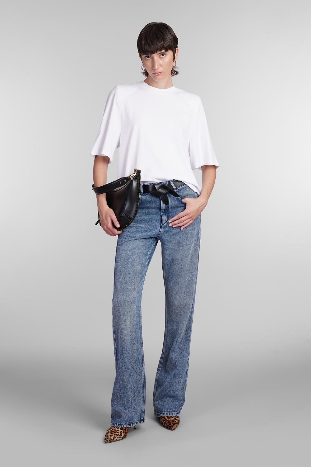 Deliberti Isabel Marant T-shirt Ben In Cotone Bianco Cod. 402774 - Deliberti The Luxury Shopping