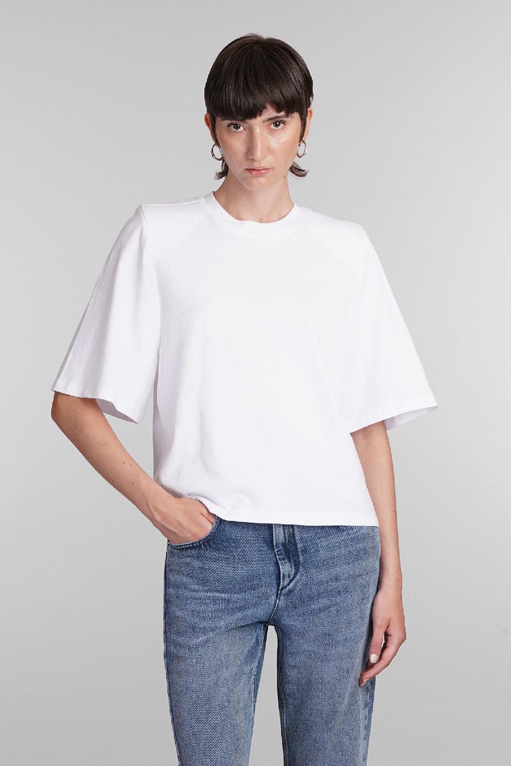 Deliberti Isabel Marant T-shirt ben in cotone bianco cod. 402774 - Deliberti The Luxury Shopping