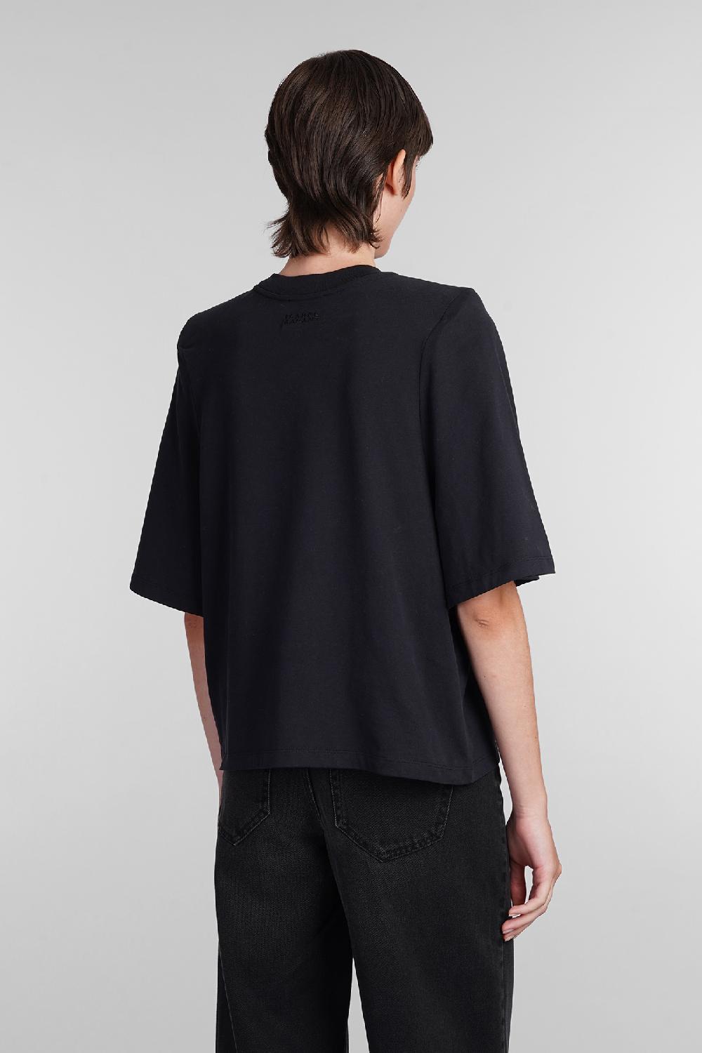 Deliberti Isabel Marant T-shirt Ben In Cotone Nero Cod. 402769 - Deliberti The Luxury Shopping