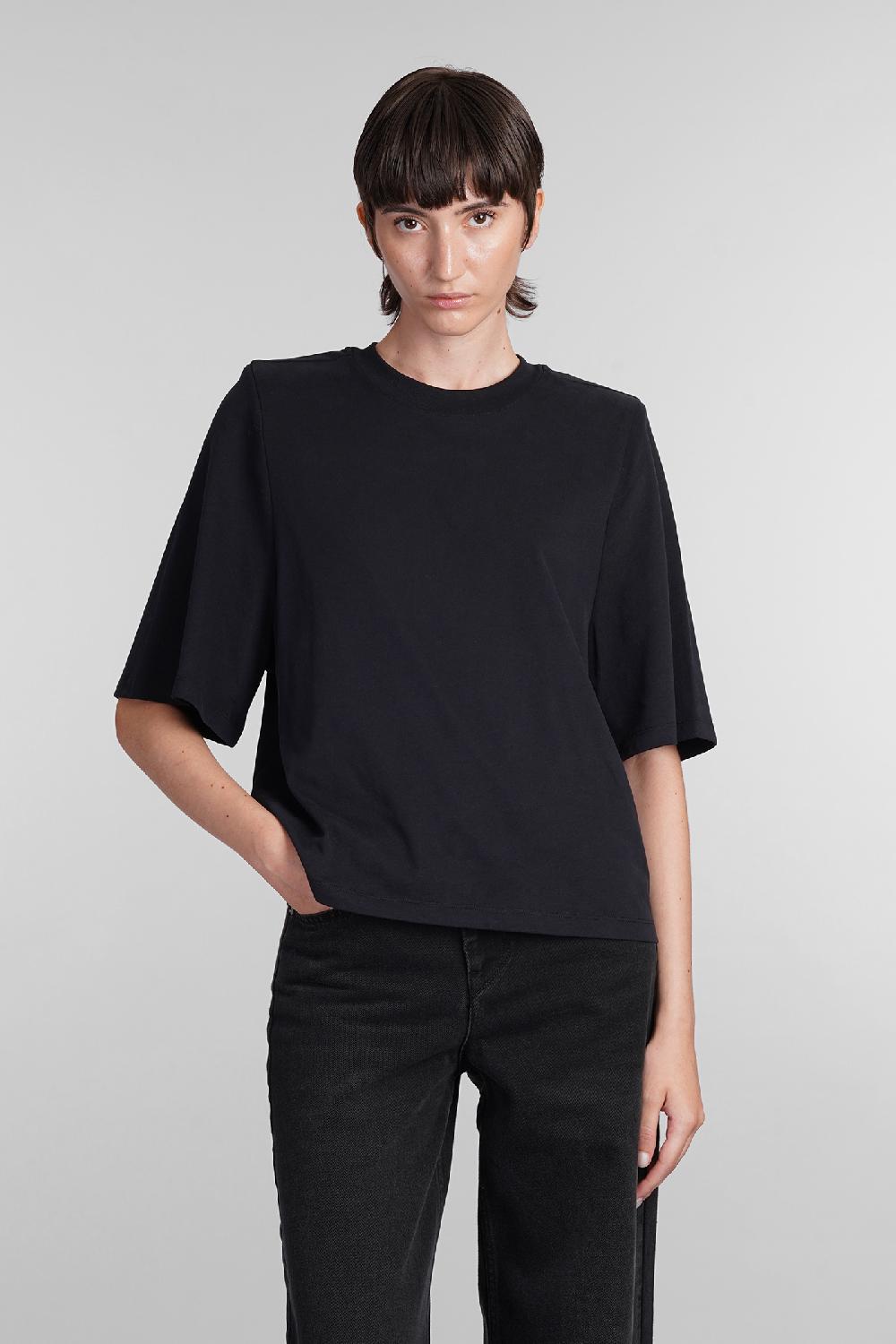 Deliberti Isabel Marant T-shirt ben in cotone nero cod. 402769 - Deliberti The Luxury Shopping