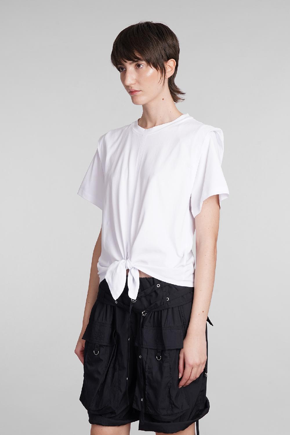 Deliberti Isabel Marant T-shirt Zelikia In Cotone Bianco Cod. 391960 - Deliberti The Luxury Shopping