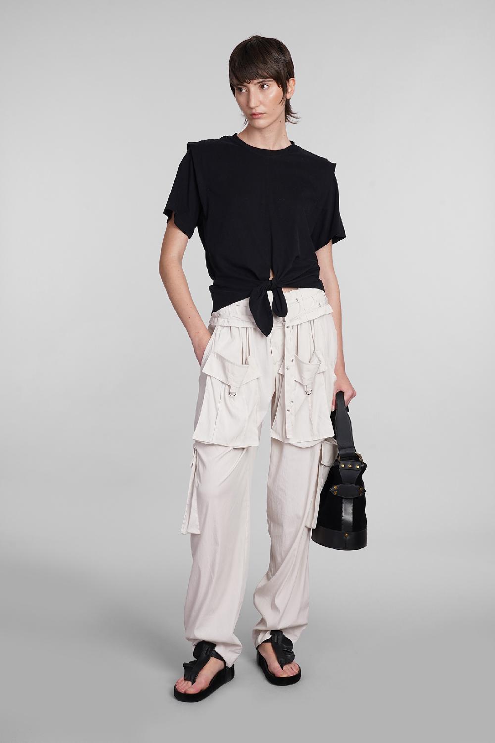 Deliberti Isabel Marant T-shirt Zelikia In Cotone Nero Cod. 391959 - Deliberti The Luxury Shopping