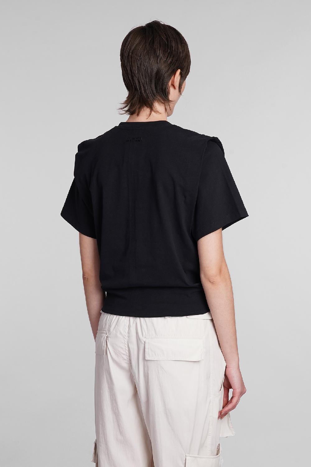 Deliberti Isabel Marant T-shirt Zelikia In Cotone Nero Cod. 391959 - Deliberti The Luxury Shopping