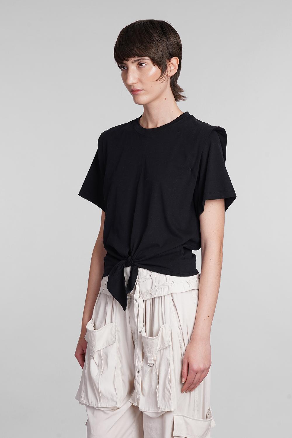 Deliberti Isabel Marant T-shirt Zelikia In Cotone Nero Cod. 391959 - Deliberti The Luxury Shopping