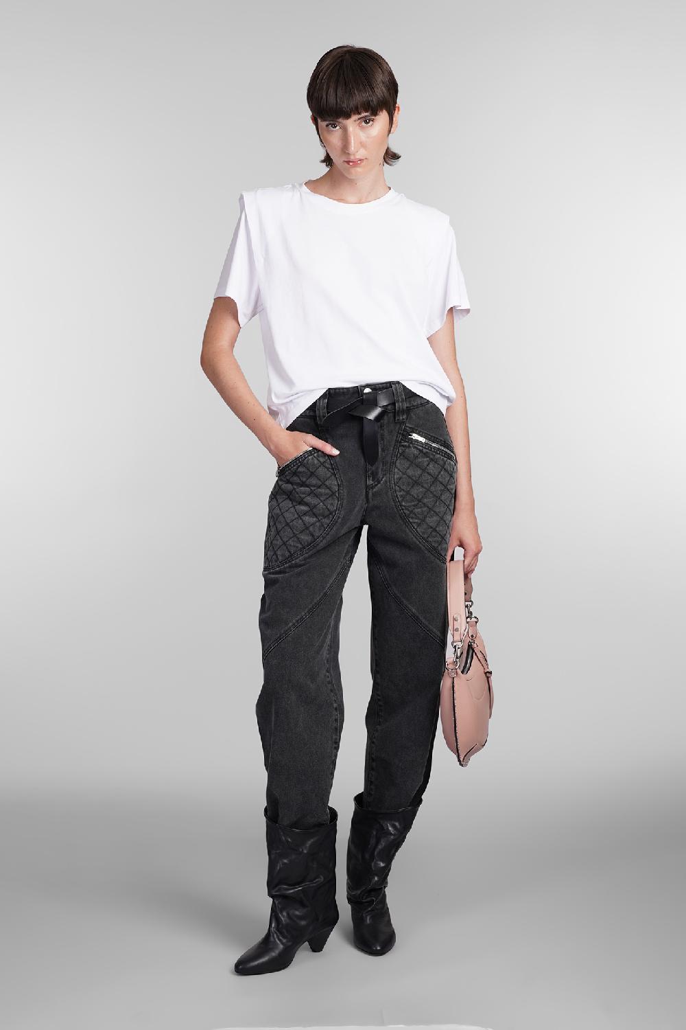 Deliberti Isabel Marant T-shirt Zelitos In Cotone Bianco Cod. 366165 - Deliberti The Luxury Shopping