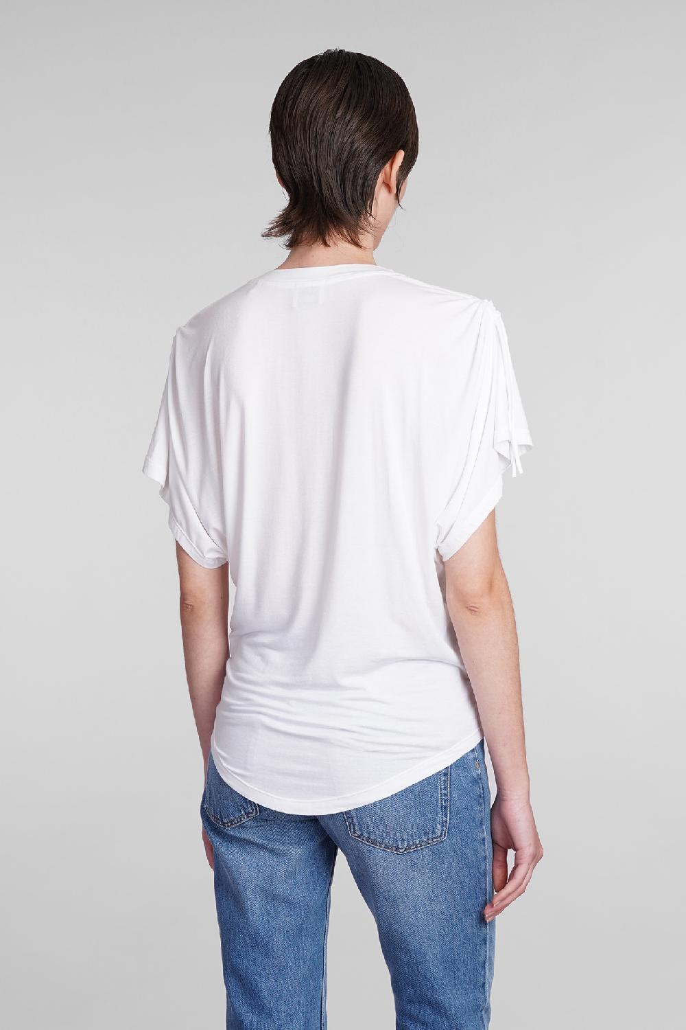 Deliberti Isabel Marant T-shirt Zola In Modal Bianco Cod. 400028 - Deliberti The Luxury Shopping