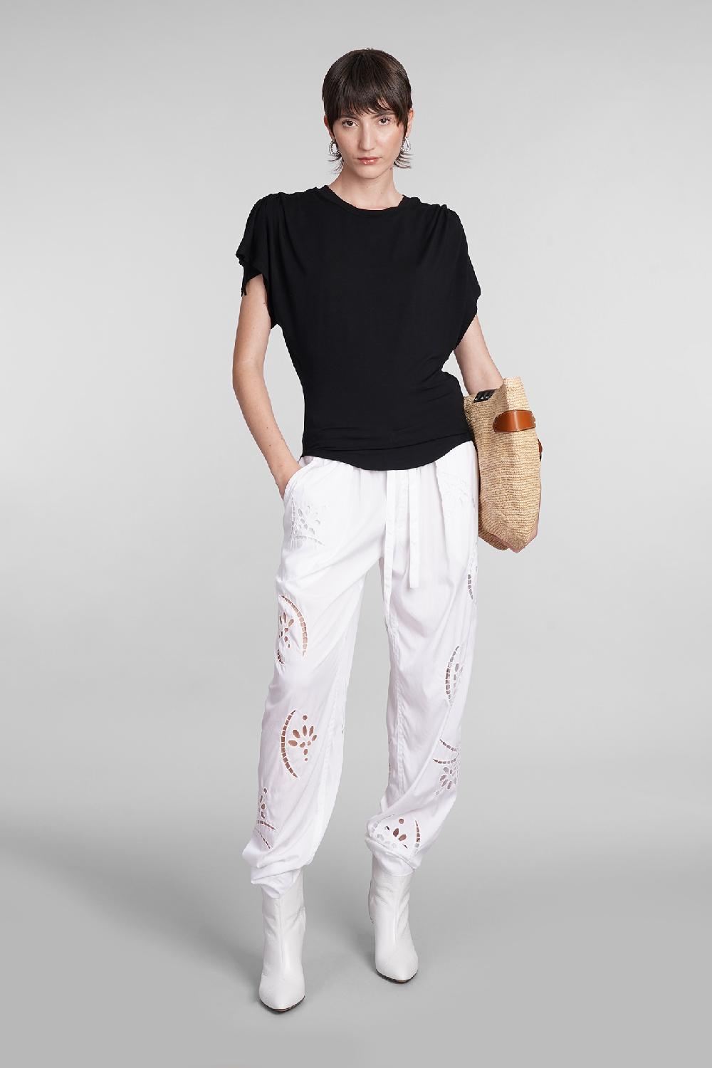 Deliberti Isabel Marant T-shirt Zola In Modal Nero Cod. 400029 - Deliberti The Luxury Shopping