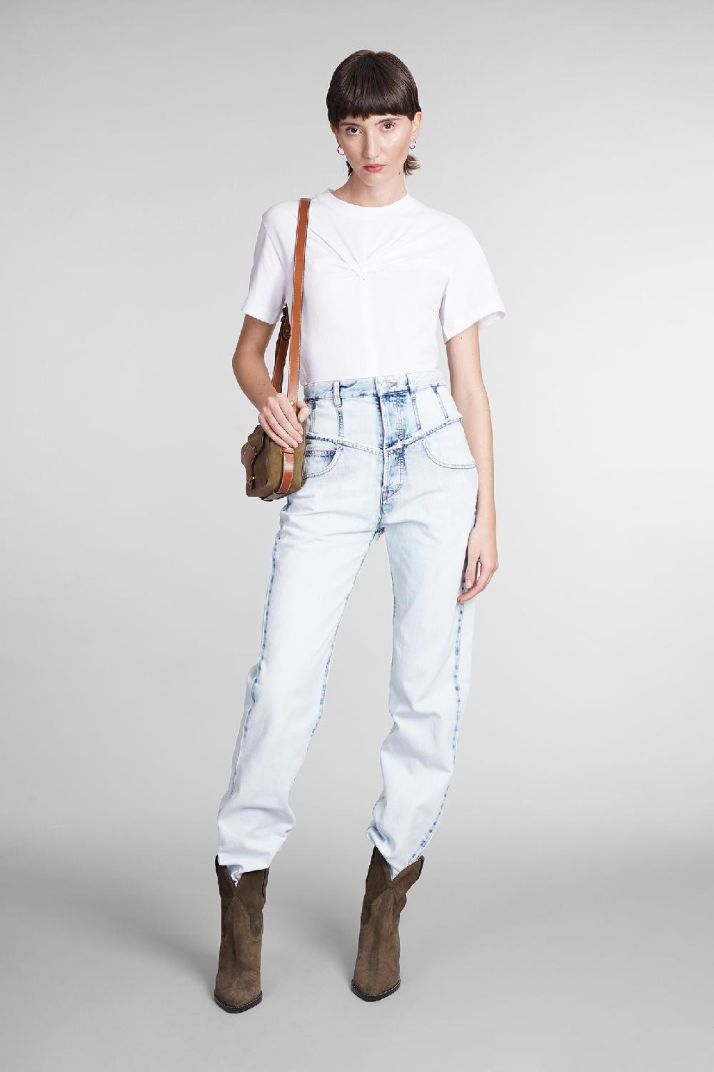 Deliberti Isabel Marant T-shirt Zuria In Cotone Bianco Cod. 391967 - Deliberti The Luxury Shopping