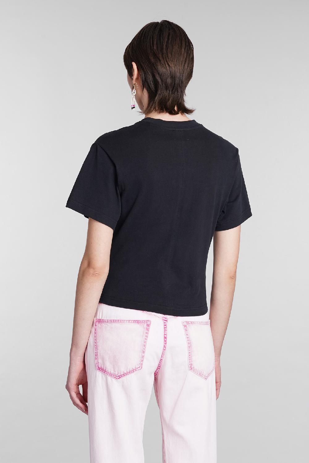 Deliberti Isabel Marant T-shirt Zuria In Cotone Nero Cod. 391966 - Deliberti The Luxury Shopping