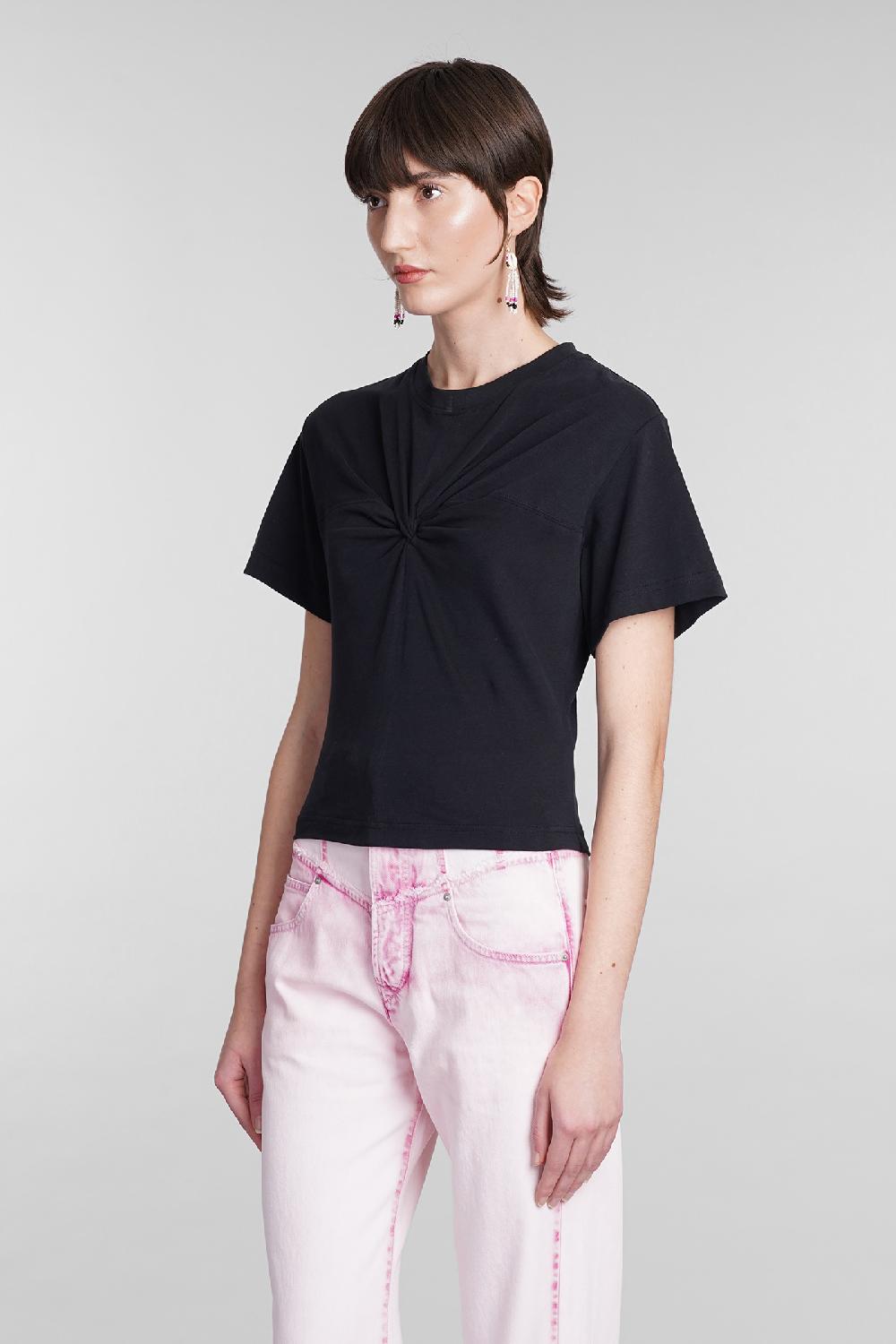 Deliberti Isabel Marant T-shirt Zuria In Cotone Nero Cod. 391966 - Deliberti The Luxury Shopping