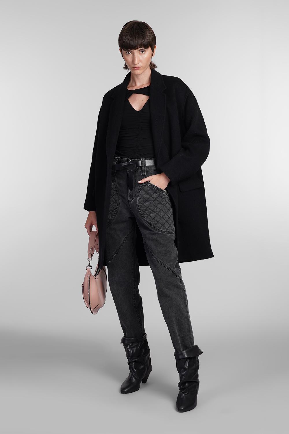 Deliberti Isabel Marant Topwear Vandalia In Viscosa Nera Cod. 402768 - Deliberti The Luxury Shopping