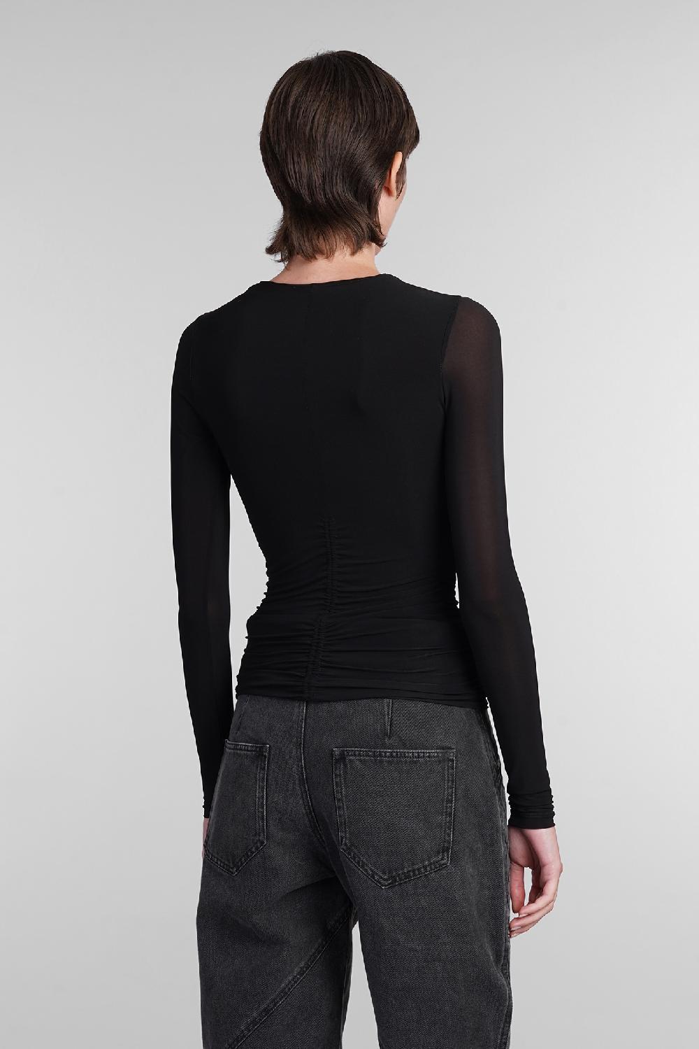 Deliberti Isabel Marant Topwear Vandalia In Viscosa Nera Cod. 402768 - Deliberti The Luxury Shopping