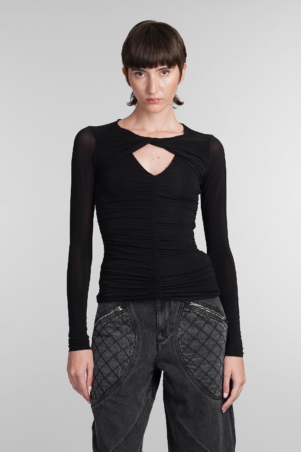 Deliberti Isabel Marant Topwear vandalia in viscosa nera cod. 402768 - Deliberti The Luxury Shopping