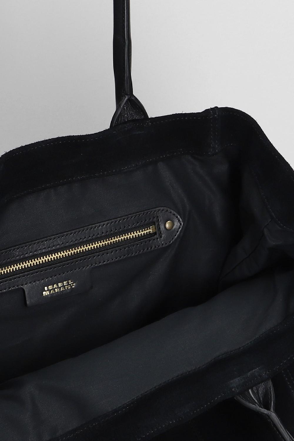 Deliberti Isabel Marant Tote Small Yenky In Camoscio Nero Cod. 405213 - Deliberti The Luxury Shopping