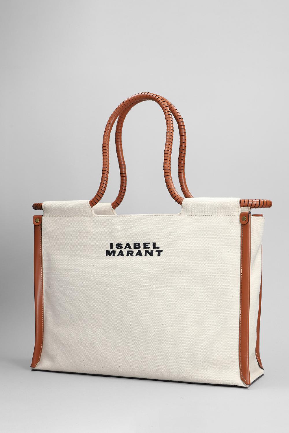 Deliberti Isabel Marant Tote Toledo In Cotone Beige Cod. 391928 - Deliberti The Luxury Shopping