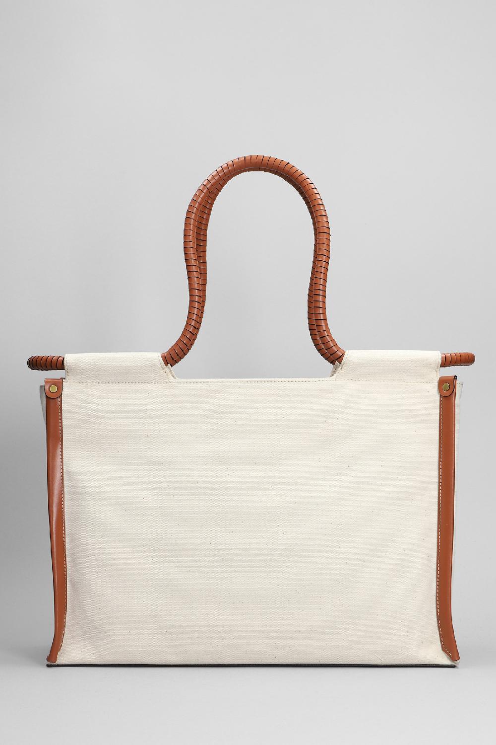 Deliberti Isabel Marant Tote Toledo In Cotone Beige Cod. 391928 - Deliberti The Luxury Shopping