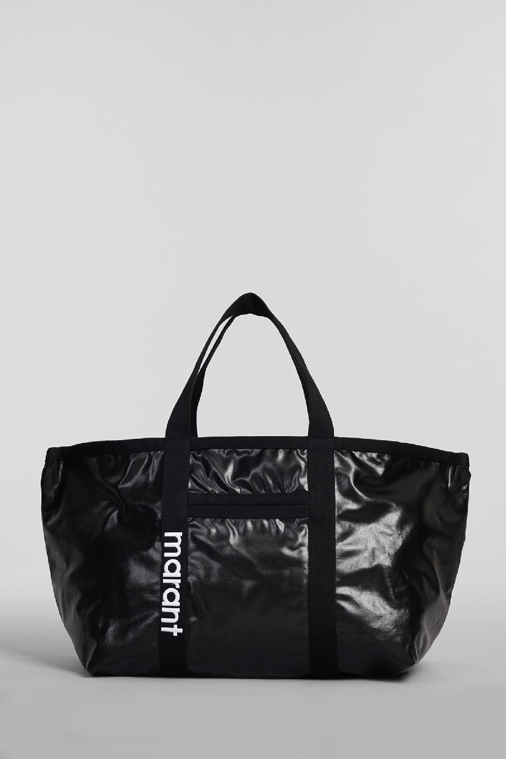 Deliberti Isabel Marant Tote warden in cotone nero cod. 392749 - Deliberti The Luxury Shopping