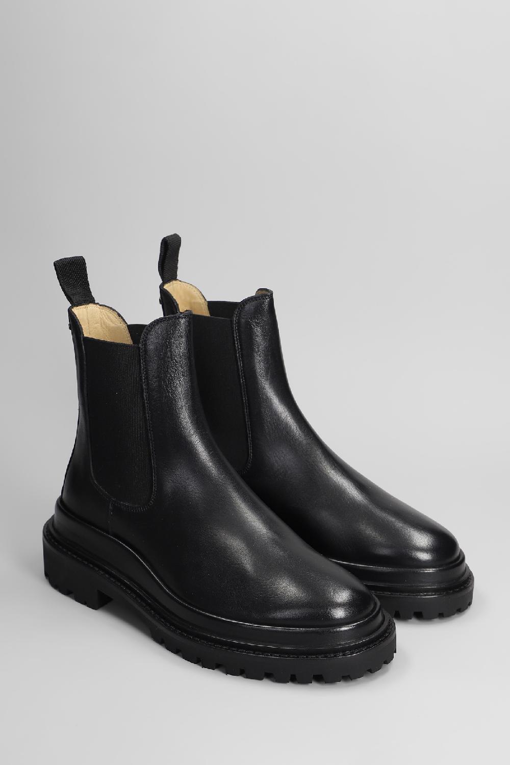 Deliberti Isabel Marant Tronchetti Ceilee In Pelle Nera Cod. 405930 - Deliberti The Luxury Shopping