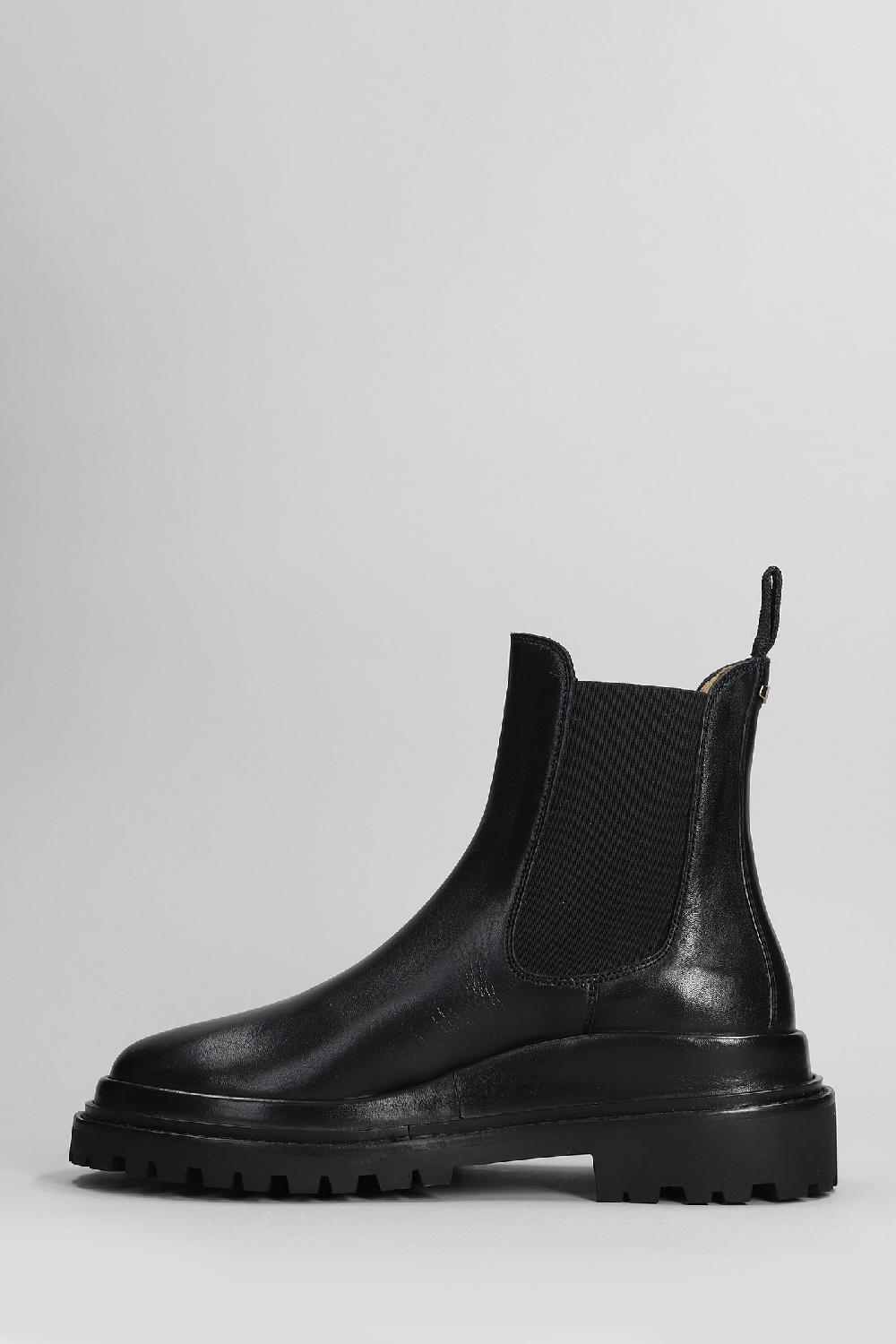 Deliberti Isabel Marant Tronchetti Ceilee In Pelle Nera Cod. 405930 - Deliberti The Luxury Shopping