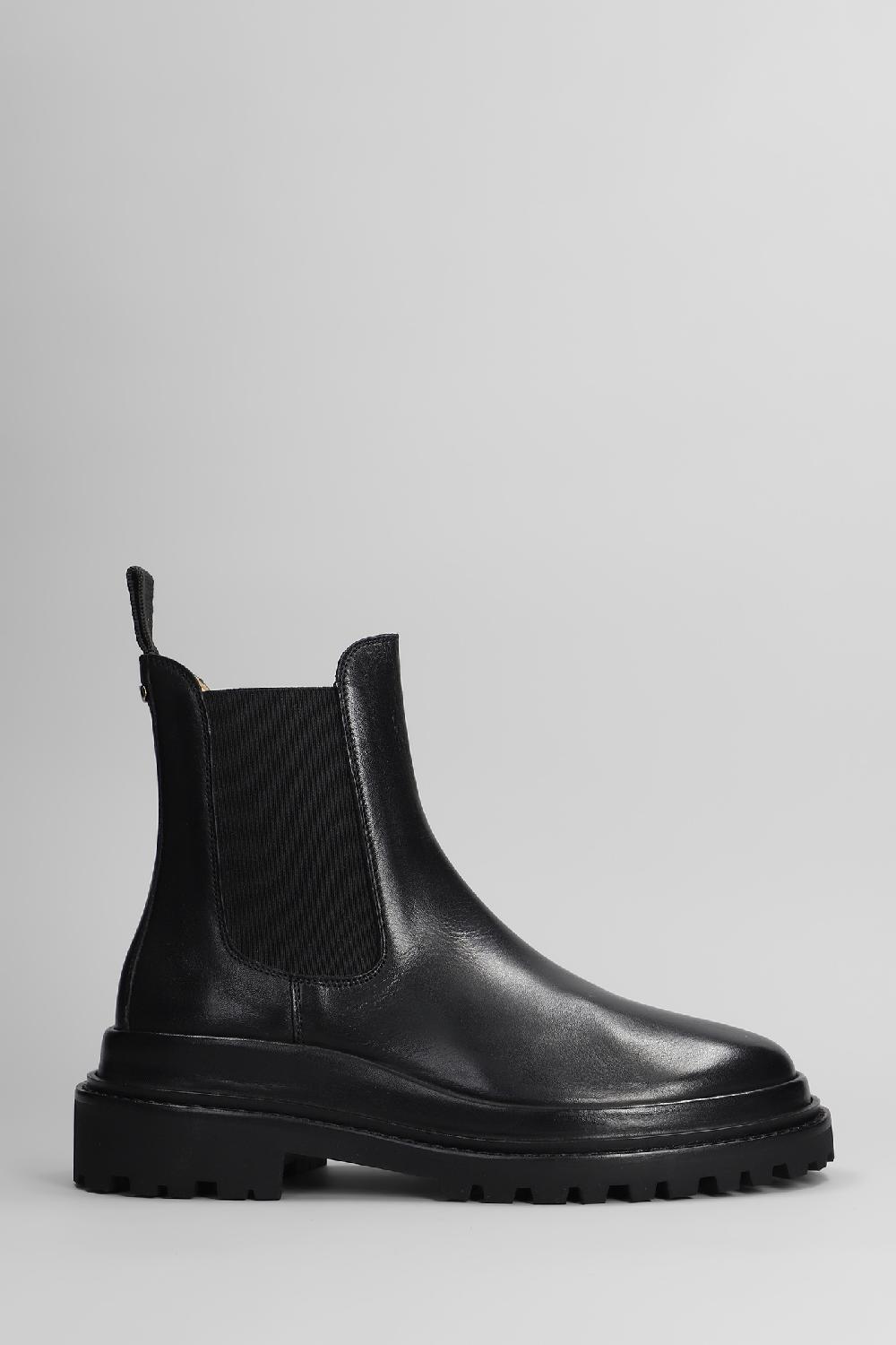 Deliberti Isabel Marant Tronchetti ceilee in pelle nera cod. 405930 - Deliberti The Luxury Shopping