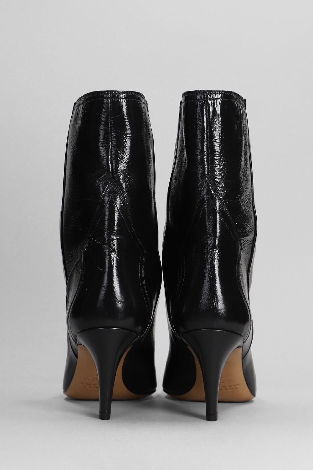Deliberti Isabel Marant Tronchetti Tacco Alto Dytho In Pelle Nera Cod. 392741 - Deliberti The Luxury Shopping