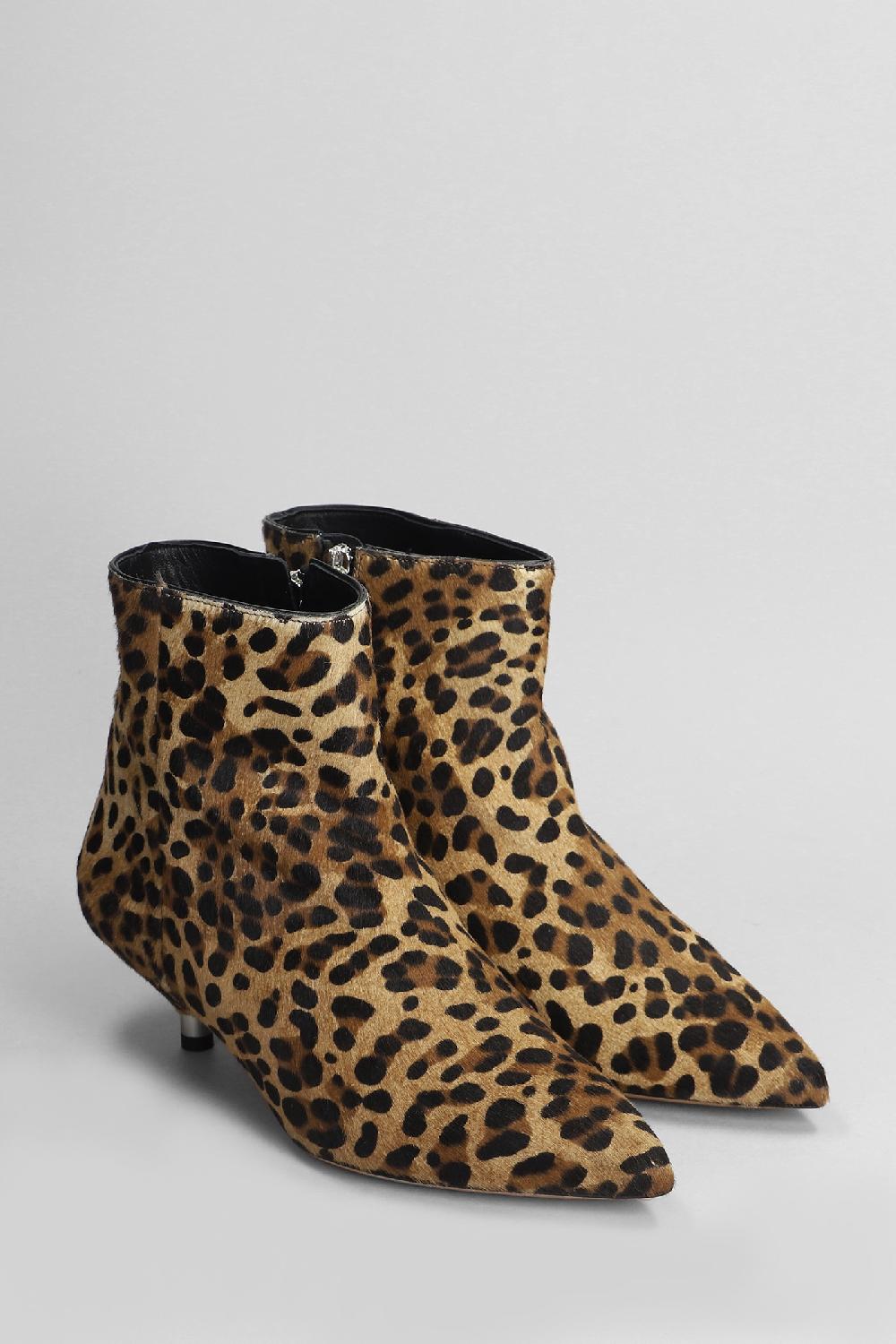 Deliberti Isabel Marant Tronchetti Tacco Basso Eana In Cavallino Animalier Cod. 404973 - Deliberti The Luxury Shopping