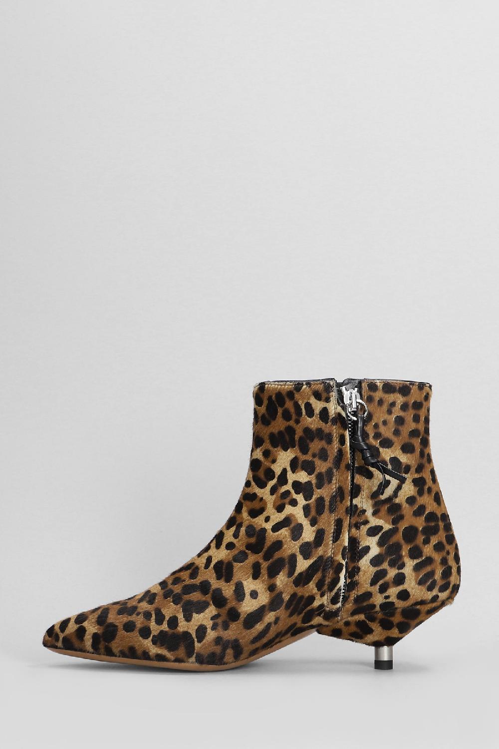 Deliberti Isabel Marant Tronchetti Tacco Basso Eana In Cavallino Animalier Cod. 404973 - Deliberti The Luxury Shopping