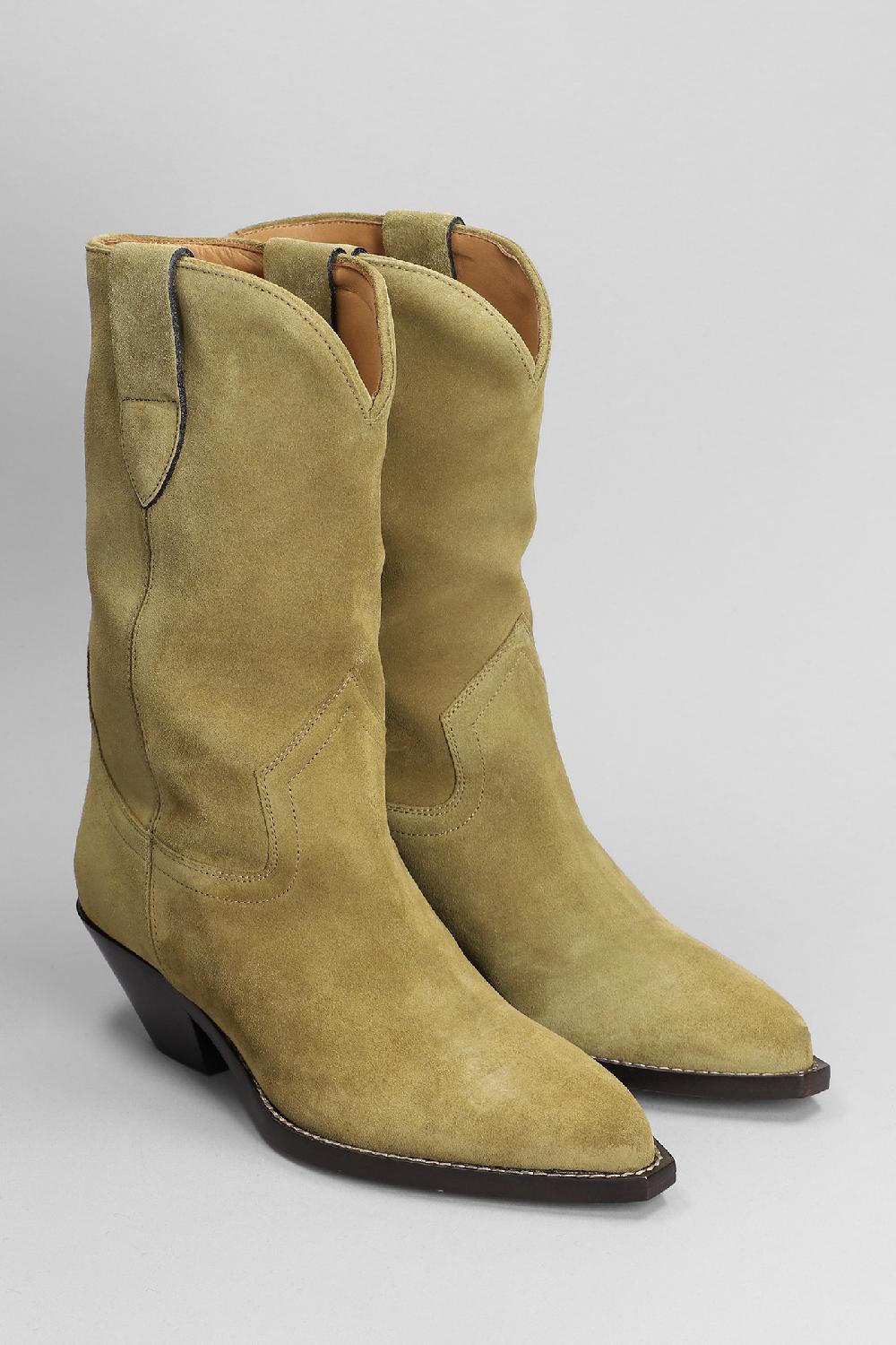 Deliberti Isabel Marant Tronchetti Texani Dahope In Camoscio Taupe Cod. 392071 - Deliberti The Luxury Shopping