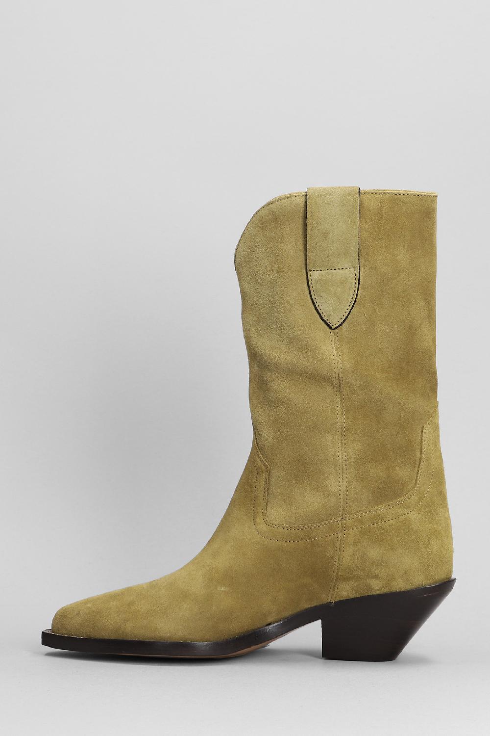 Deliberti Isabel Marant Tronchetti Texani Dahope In Camoscio Taupe Cod. 392071 - Deliberti The Luxury Shopping